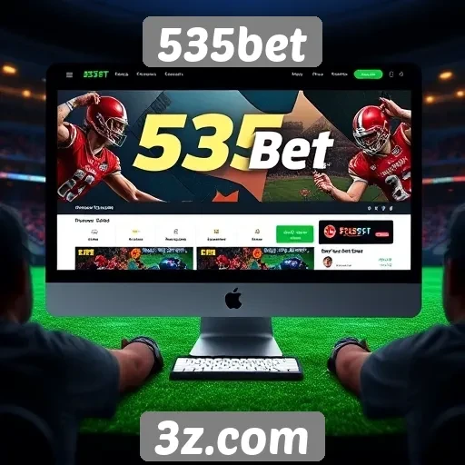 Experiência de usuário no site 535bet